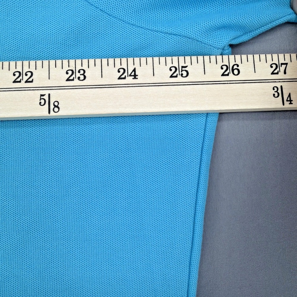 U.S. Polo Assn Performance Pique Polo Shirt Men's XL Blue Pony Short Sleeve Golf - Picture 6 of 8